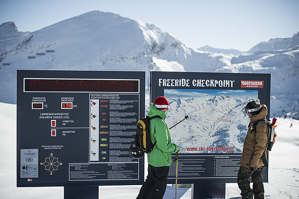 [Translate to EN:] Freeriden Obertauern, Salzburger Land